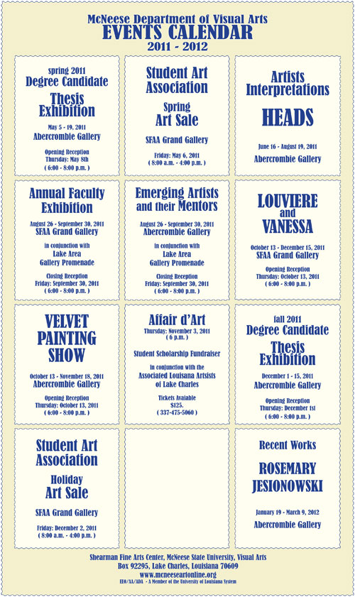 Spring 2009 Calendar