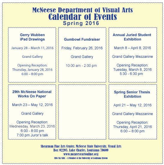 Department of Visual Arts, McNeese State University
